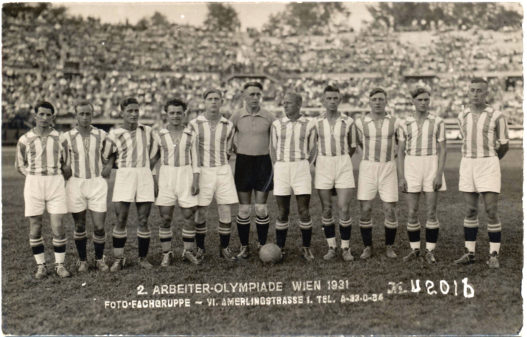 Gruppe von Fussballern