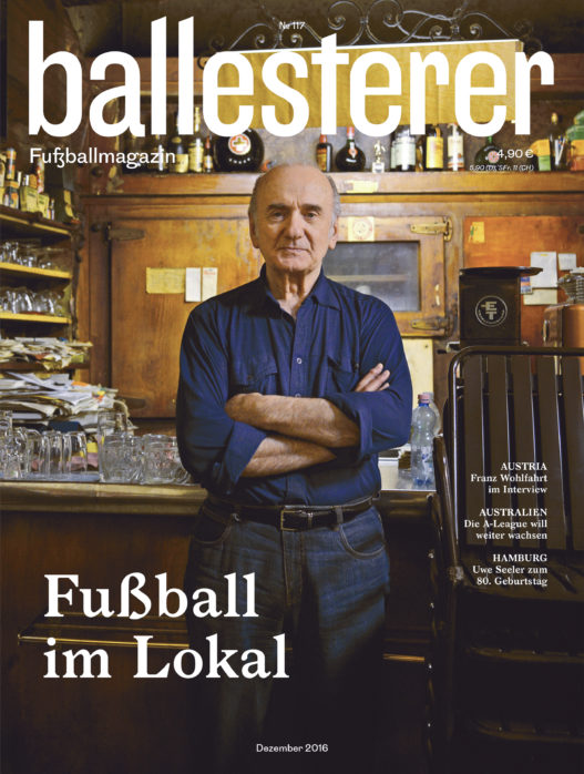 Cover 117, Fußball im Lokal, Hr. Stefan im Adlerhof